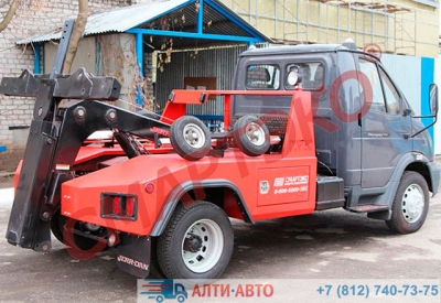 Купить эвакуатор с частичной погрузкой Jerr-Dan MPL-NGS на шасси ГАЗ-33106 Валдай