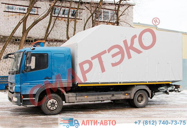 Купить крытый эвакуатор Mercedes Atego 5 тонн в СПб