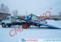 Купить эвакуатор ГАЗ-3309 3 тонны со сдвижной платформой в СПб
